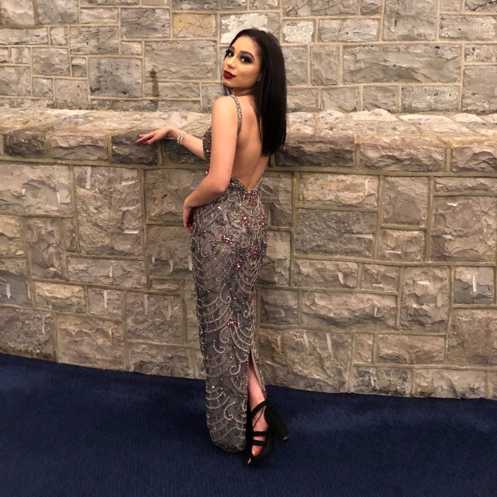Size 2 beaded Jovani prom dress